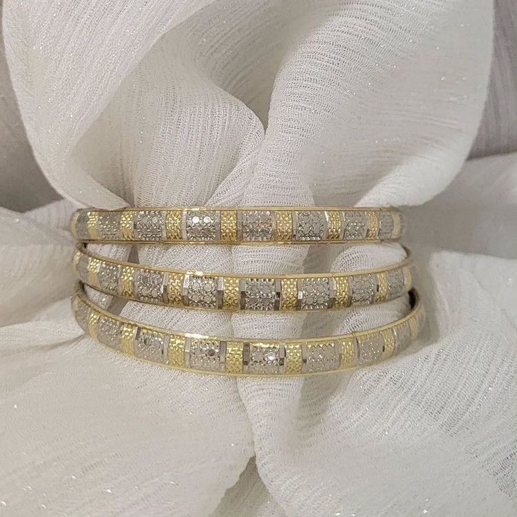 النگو دو رنگ زنانه