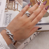 ست دستبند، انگشتر طرح طلای زنانه