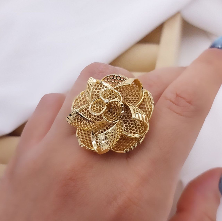 انگشتر فیوژن طرح طلا اصل جدید