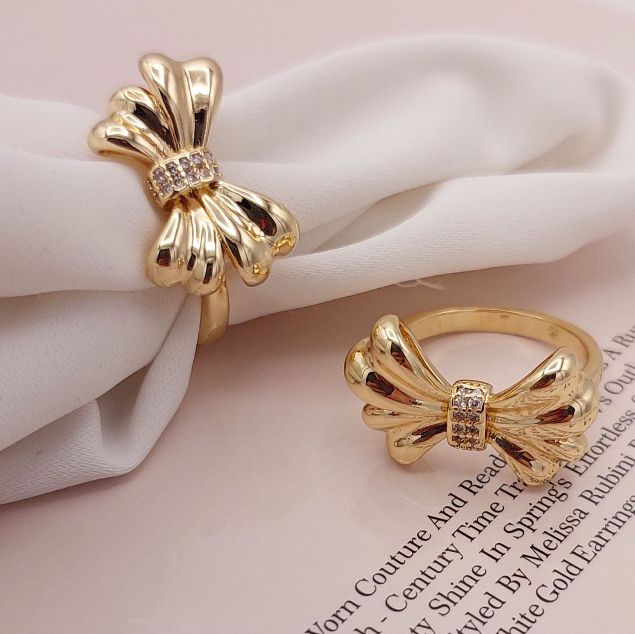 انگشتر پاپیون دخترانه