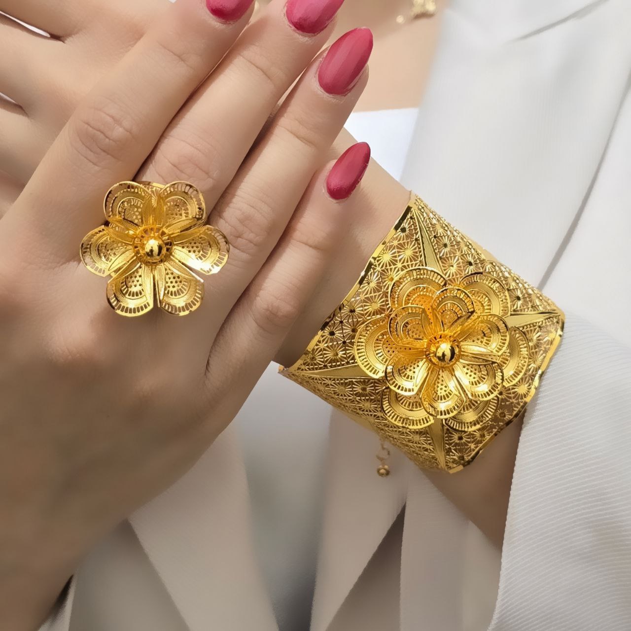 ست دستبند، انگشتر زنانه