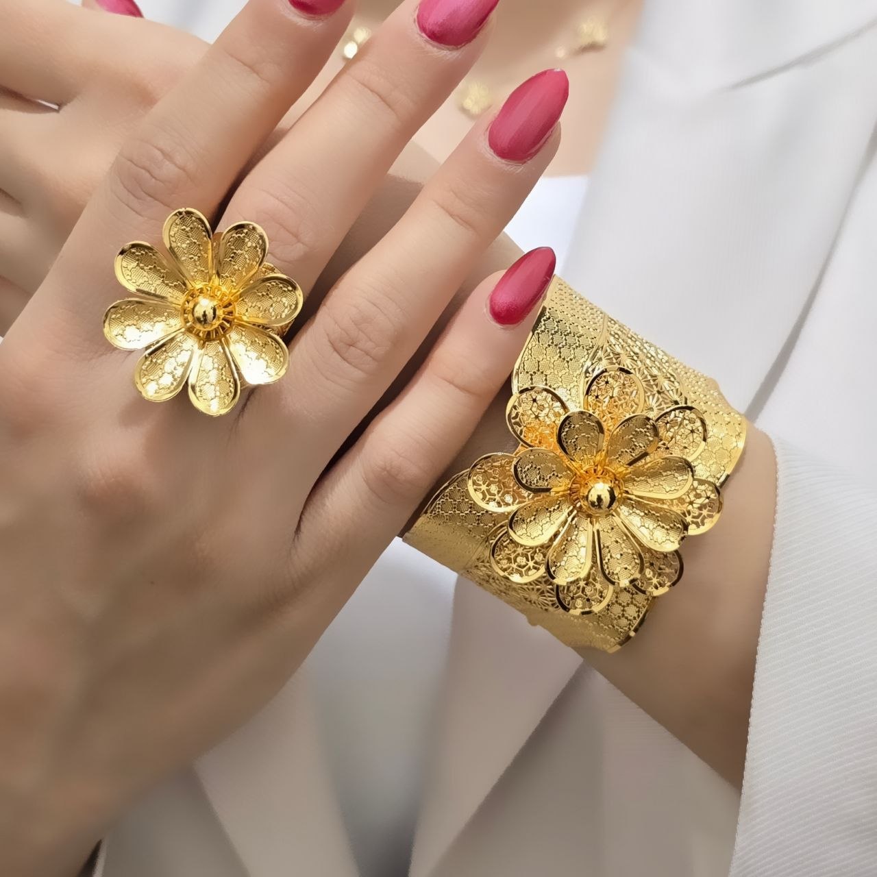 ست دستبند، انگشتر زنانه