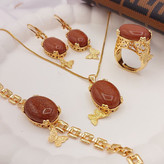 سرویس سنگ دار طلایی