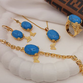 سرویس سنگ دار طلایی