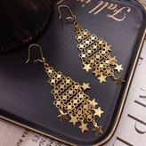 گوشواره آویز مجلسی برند CityGold (طرحهای ستاره، سکه و قلب)