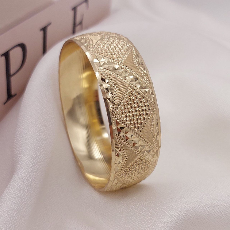 تکپوش طلا روس 2 سانت (طرح حصیری و لوزی)