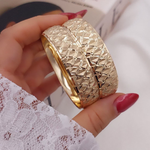 نیمتکپوش زنانه طلاروس طرح گرهای 1.5 سانت رنگ ثابت | 1107