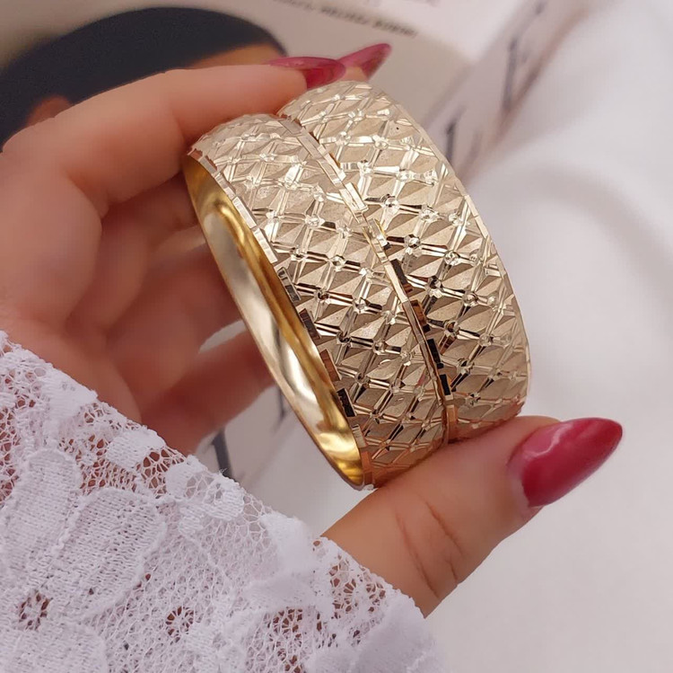 نیمتکپوش زنانه طلاروس طرح گرهای 1.5 سانت رنگ ثابت | 1107