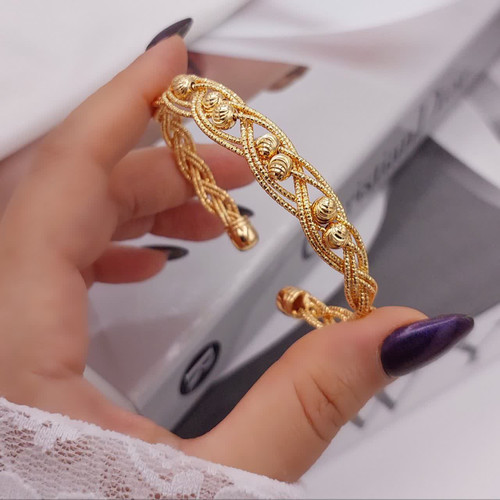 دستبند زنانه آلبرنادو طرح طلا