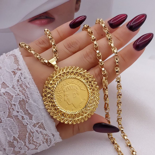 گردنبند زنانه بلند طرح طلا May Dear