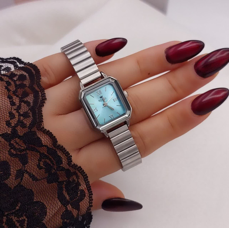 ساعت زنانه طرح رولکس بند استیل رنگ ثابت مدل۶