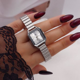 ساعت زنانه طرح رولکس بند استیل رنگ ثابت مدل۸