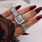 ساعت زنانه طرح رولکس بند استیل رنگ ثابت مدل۷