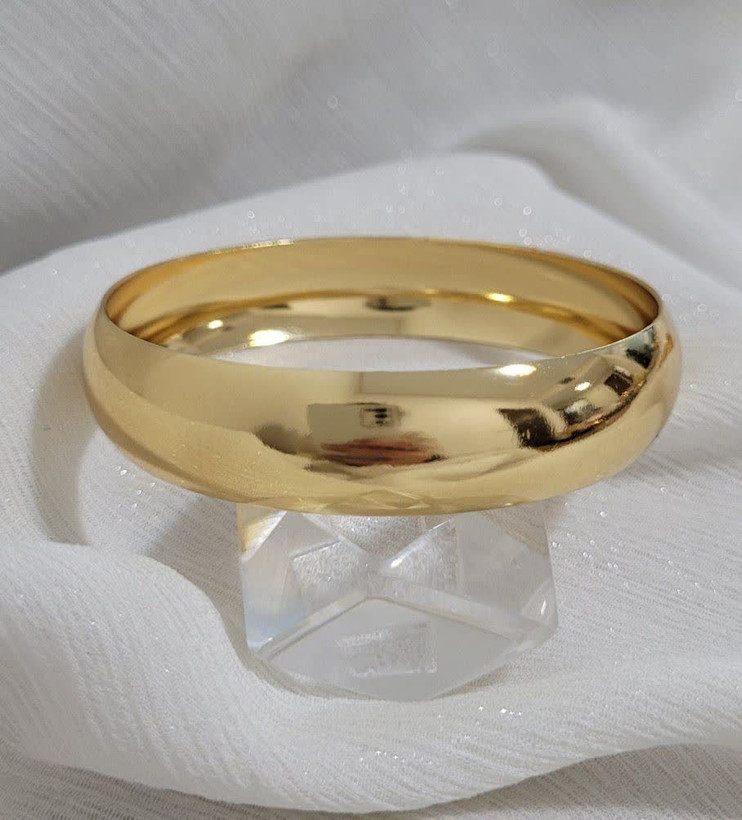 نیمپوش زنانه طلاروس با طراحی ساده و سطح صیقلی