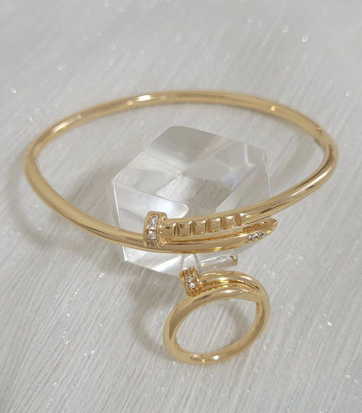 ست دستبند و انگشتر زنانه